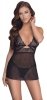 Koronkowa erotyczna koszulka babydoll Cottelli XL